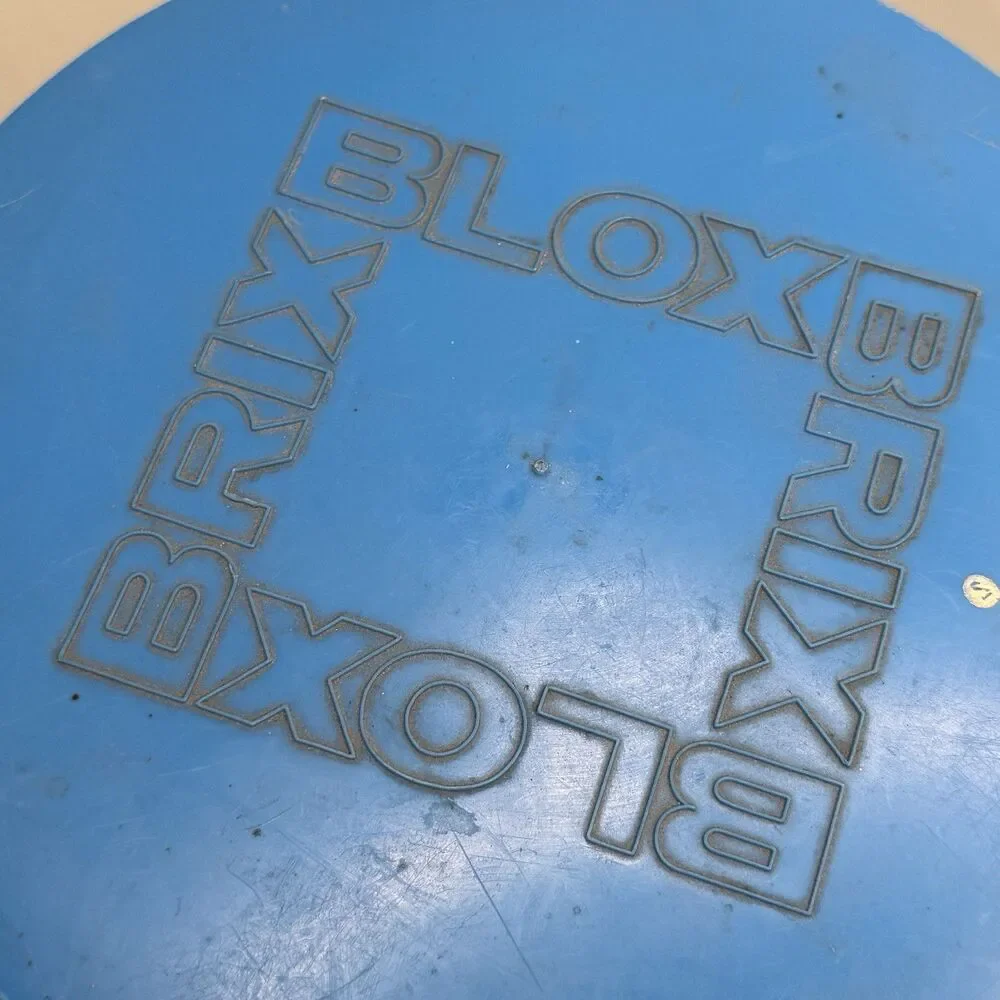 Sears BRIX BLOX 1000pc Bucket Bricks Gears Red White Blue Vintage 5 Lbs EUC
